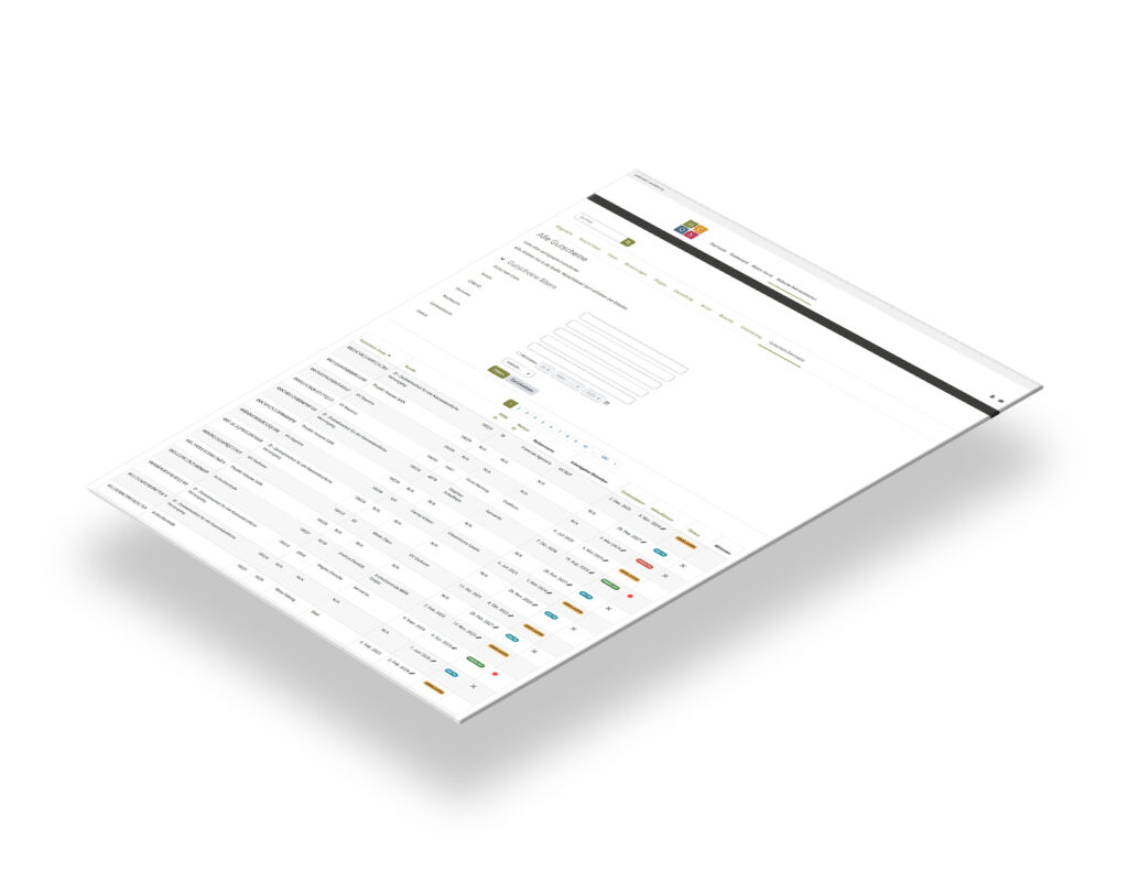 Screenshotgrafik der aQua-Website
